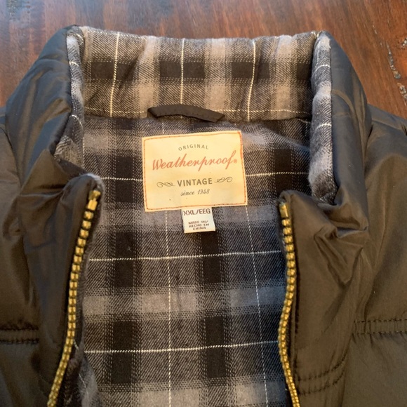 - NWT Weatherproof mens vest with flannel lining Size inside pocket XXL - Picture 4 of 16